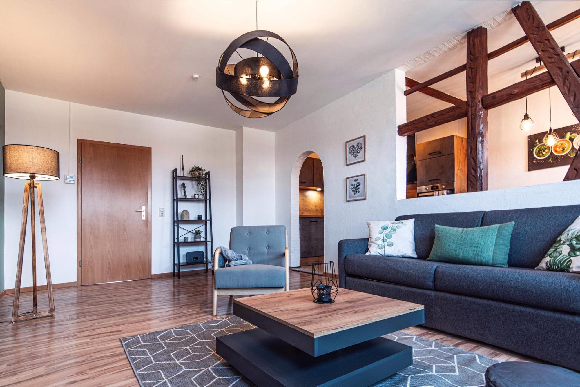 Grosszuegiges Apartment - Zentral - Kueche - Familienfreundlich 埃尔福特 外观 照片